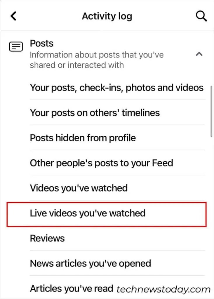 How to Delete Watched Videos on Facebook 16 Open-Live-videos-youve-watched-733x1024