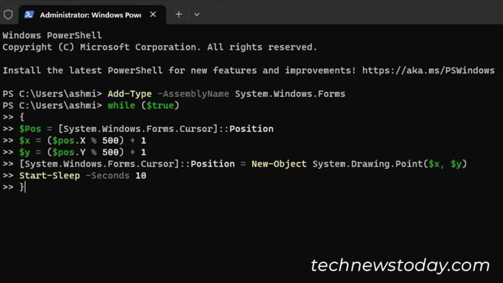 How to Stop Teams from Showing Away 11 PowerShell Script