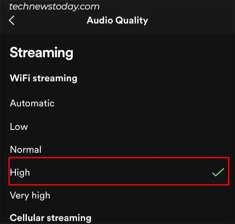 Under-Streaming-choose-High-or-Normal