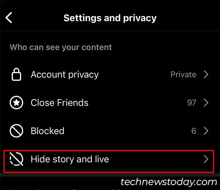 Under-Who-can-see-your-content-tap-on-Hide-story-and-live