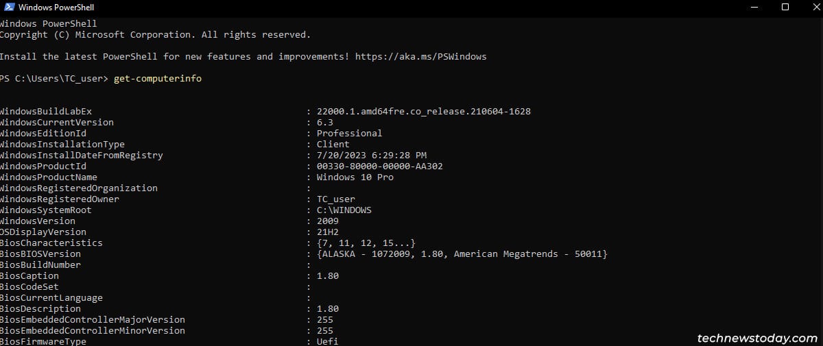 View-Specs-in-PowerShell