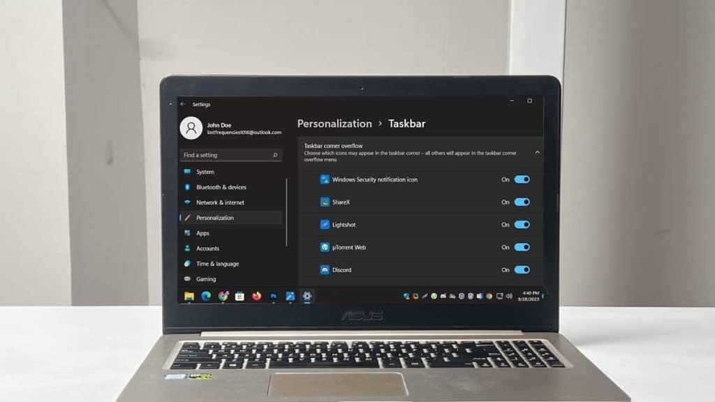 windows 11 show all taskbar icons