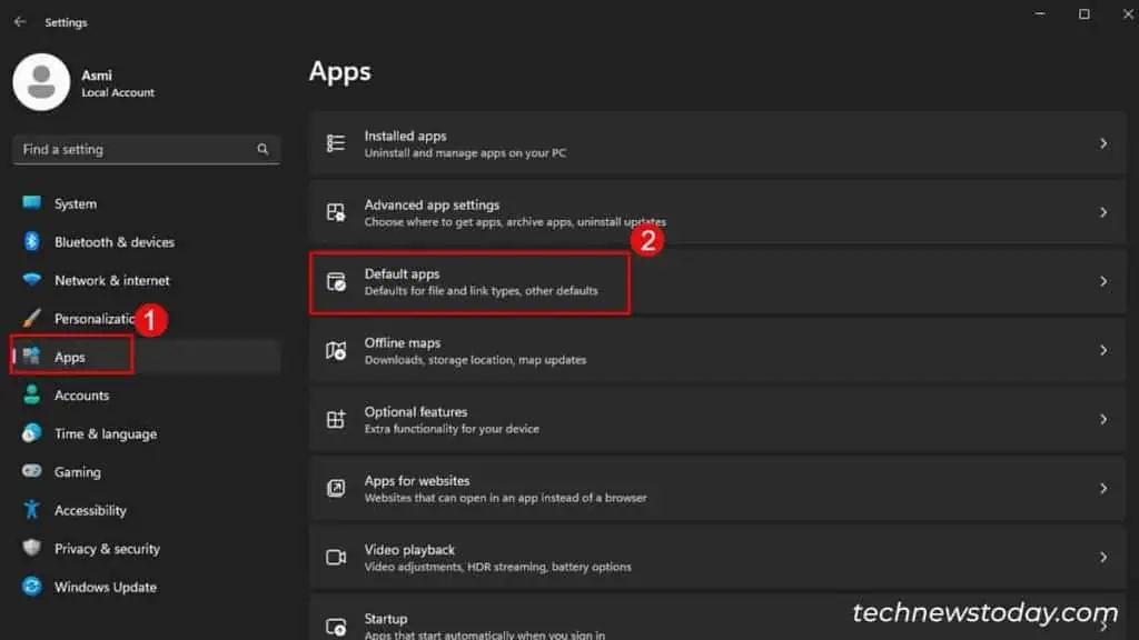 How to Fix Windows 11 Widgets Not Working? 10 Windows-Default-Apps-1024x576