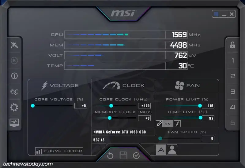 "MSI Afterburner Overclocking: A Step-by-Step Guide" 9 afterburner-increase-core-clock