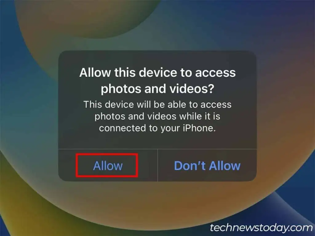 How To Speed Up iCloud Backup 14 allows-this-device-to-access-photos-and-videos-2-1024x767