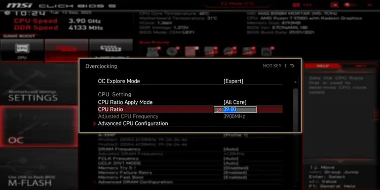 How to Overclock Your MSI Motherboard BIOS