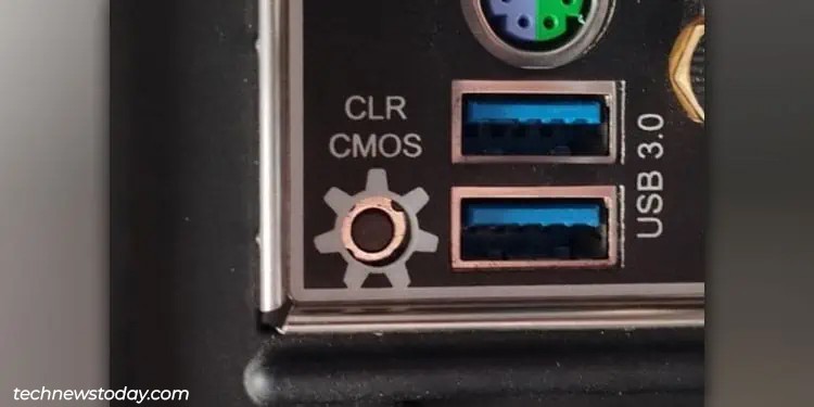 MSI BIOS Recovery: 5 Easy Ways 1 clear cmos button io panel