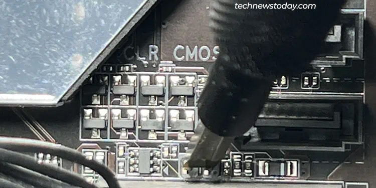 clr cmos header motherboard