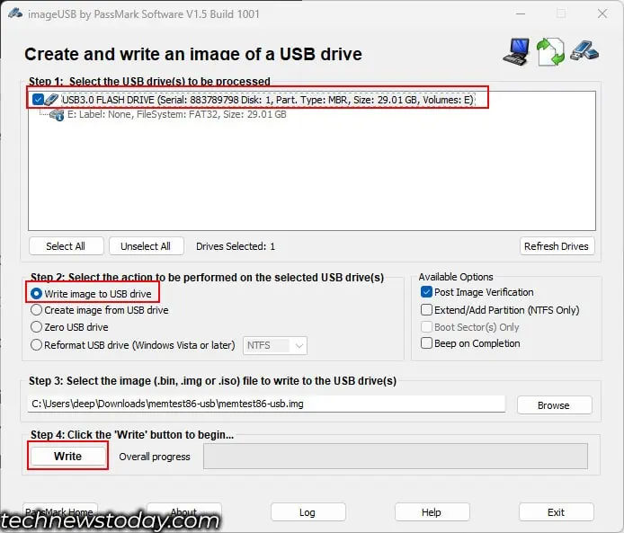 How to Test Your RAM for Errors 11 create-and-write-image-on-USB-drive-memtest86