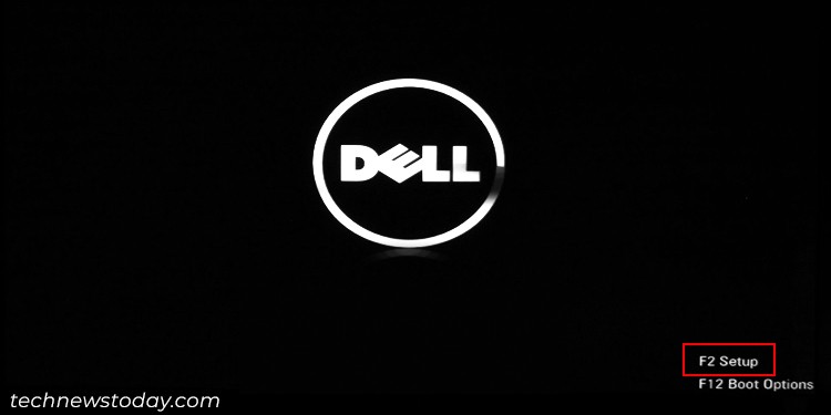 How to Boot to Dell BIOS 1 dell-logo-screen-f2-key-bios