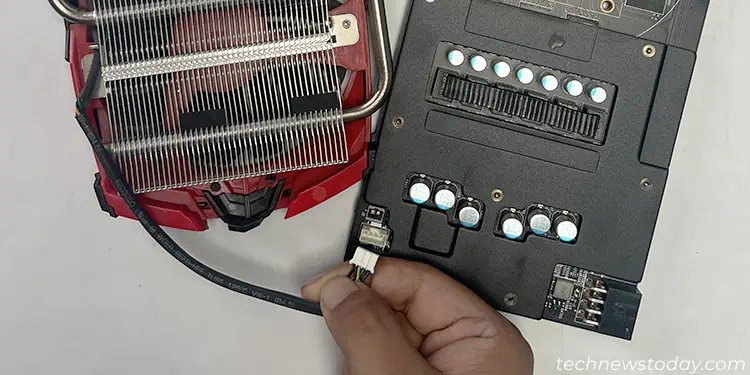 How to Apply Thermal Paste to GPU 11 detach-fan-cable-graphics-card