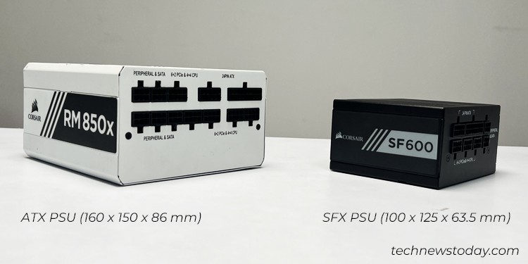 How to Choose a Computer Case: Top Factors to Consider 7 dimension-comparison-of-atx-and-sfx