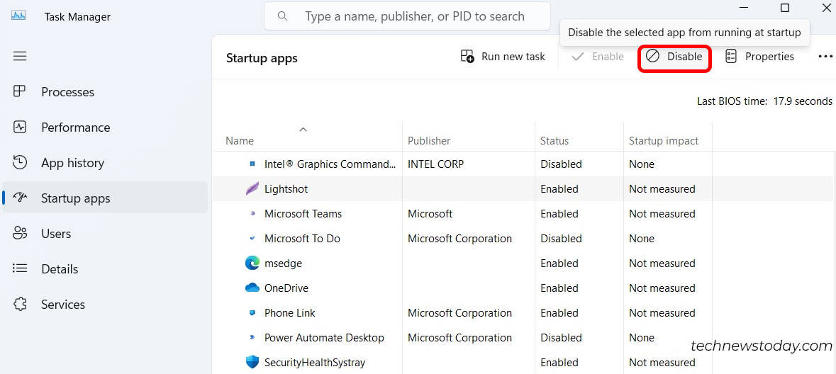 disable-startup-app