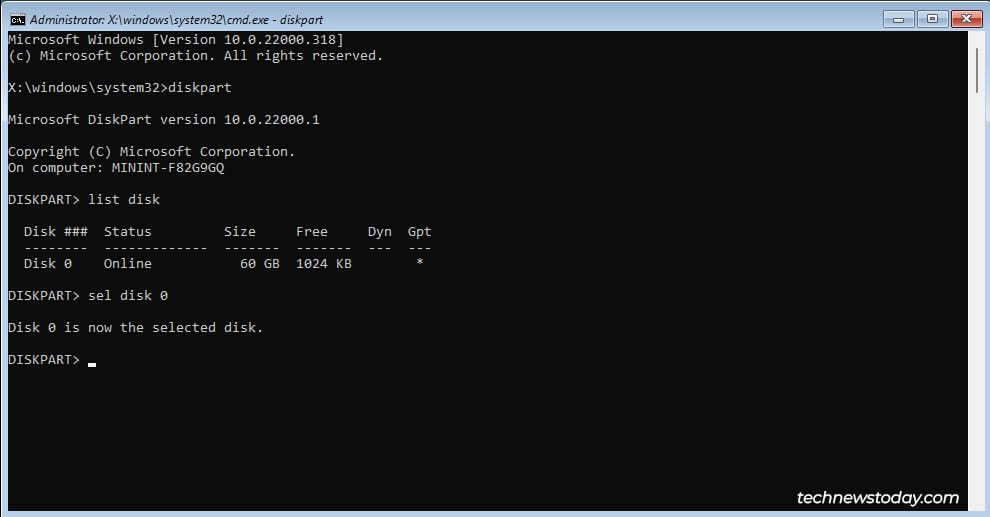 diskpart-list-disk-sel-disk
