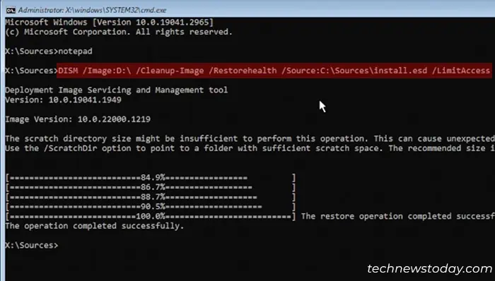 dism-image-cleanup-image-restorehealth-source-limitaccess
