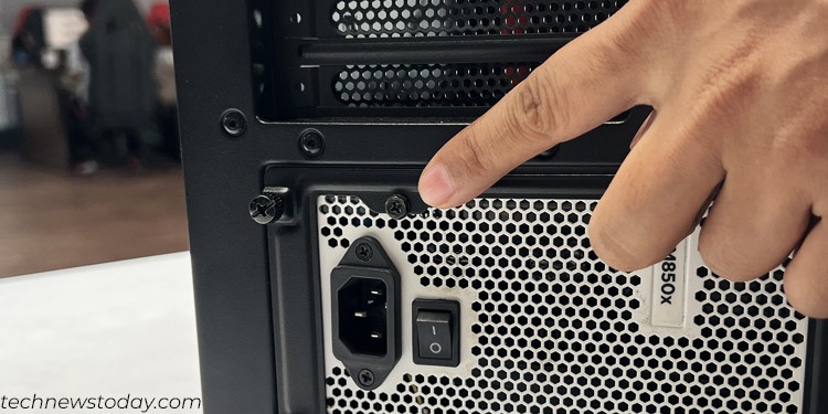How to Open a PC Case Safely 9 do-not-open-psu-screws-while-opening-pc-case