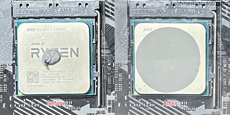 Best Thermal Paste Pattern: 5 Methods Tested 2 dot-blob-pattern-thermal-paste-spread