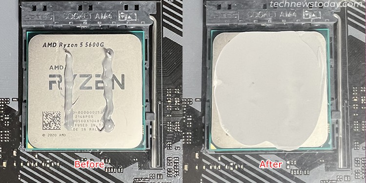 Best Thermal Paste Pattern: 5 Methods Tested 5 double-line-pattern-thermal-paste-spread