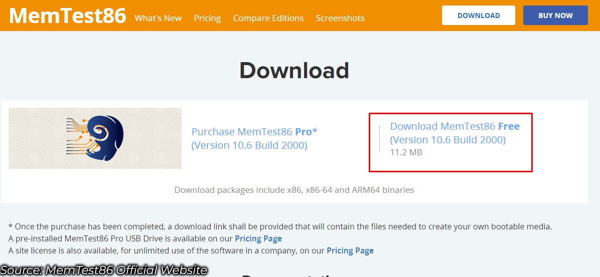 downloadn memtest86