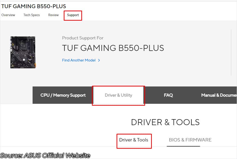 driver download location asus motherboard