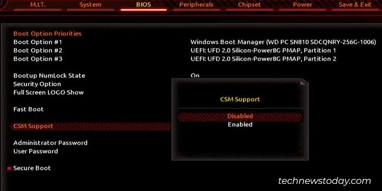 How to Exit BIOS on Any System 11 enabling-csm-support-in-bios