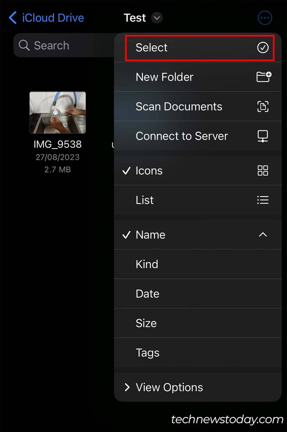 file select