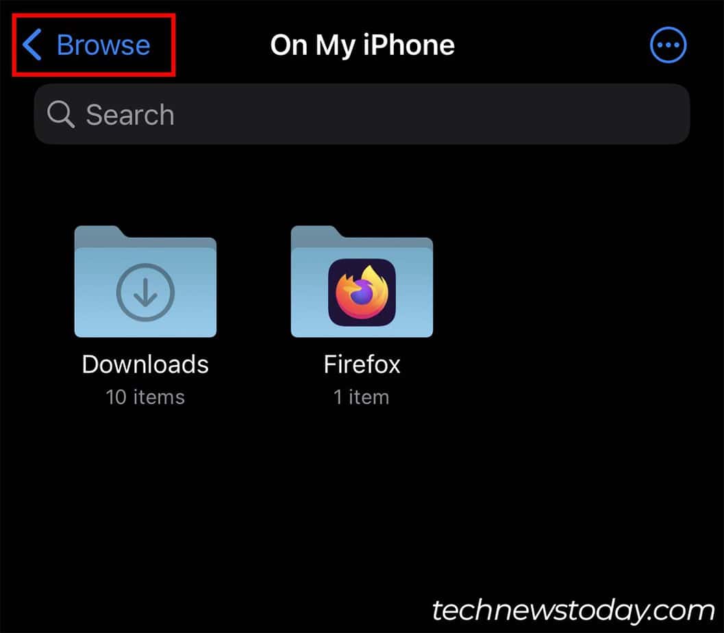 files browse