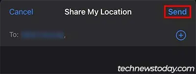 find-my-app-send-location-to
