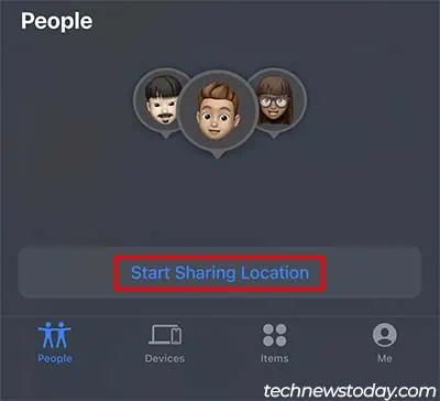 find-my-app-start-sharing-location-1