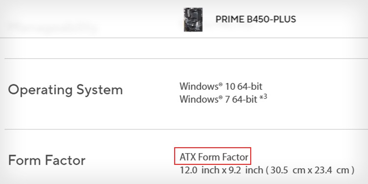How to Determine If Your Motherboard Fits Your PC Case 1 form-factor-of-motherboard-in-website