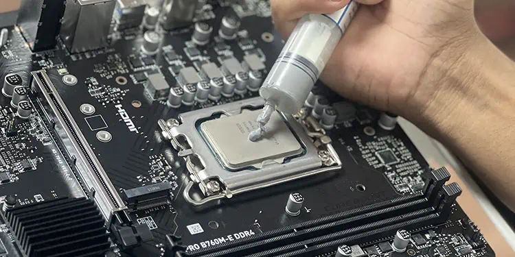 How Much Thermal Paste on CPU? When is it Too Much