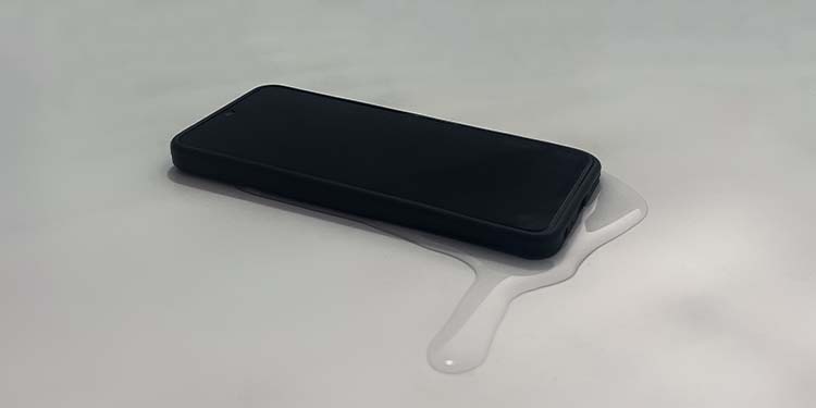 how to get water out of charging port