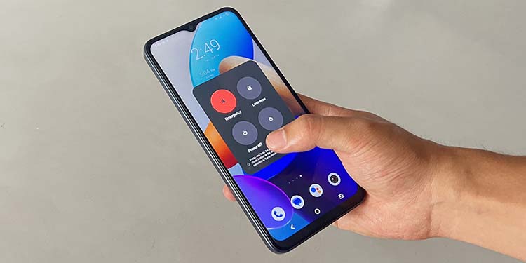 how to turn off phone without power button