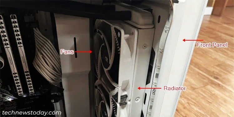 install-radiator-in-front-panel