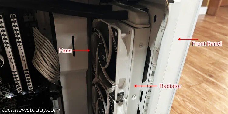 How to Determine the Right Radiator Support for Your Case 8 install-radiator-in-front-panel
