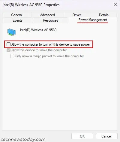intel-wireless-ac-9560-power-management-allow-the-computer-to-turn-off-this-device-to-save-power