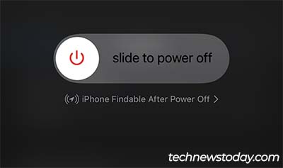 iphone slide to power off