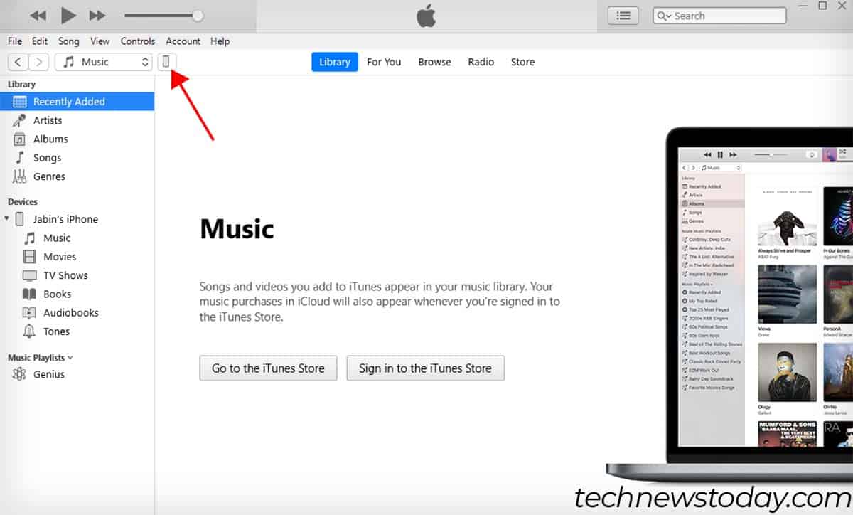 itunes device