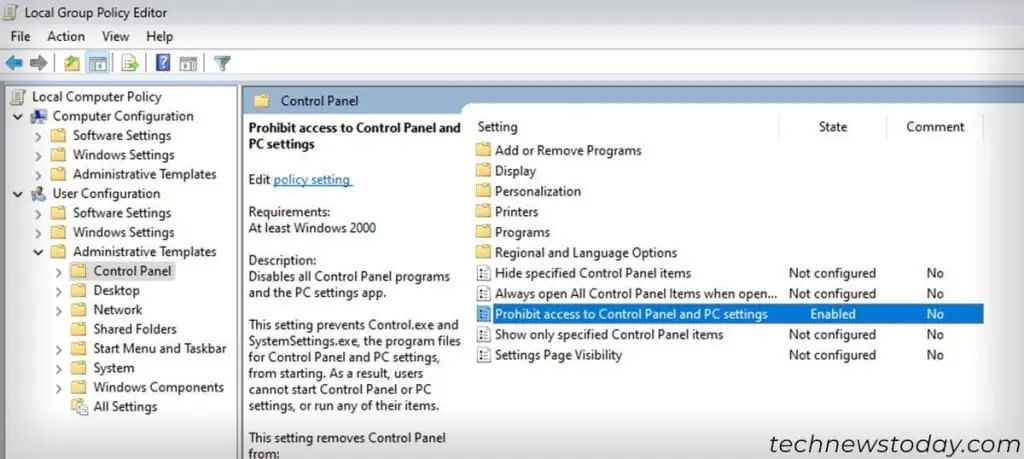 local-group-policy-editor-prohibit-access-to-control-panel-and-pc-settings-1024x459