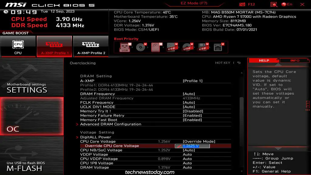 How to Overclock Your MSI Motherboard BIOS 17 msi-bios-increase-cpu-voltage