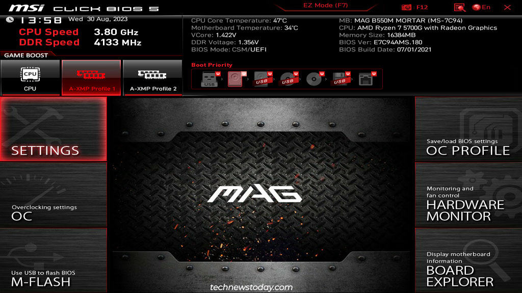 Best BIOS Settings For MSI Motherboard 10 msi click bios 5 advanced mode