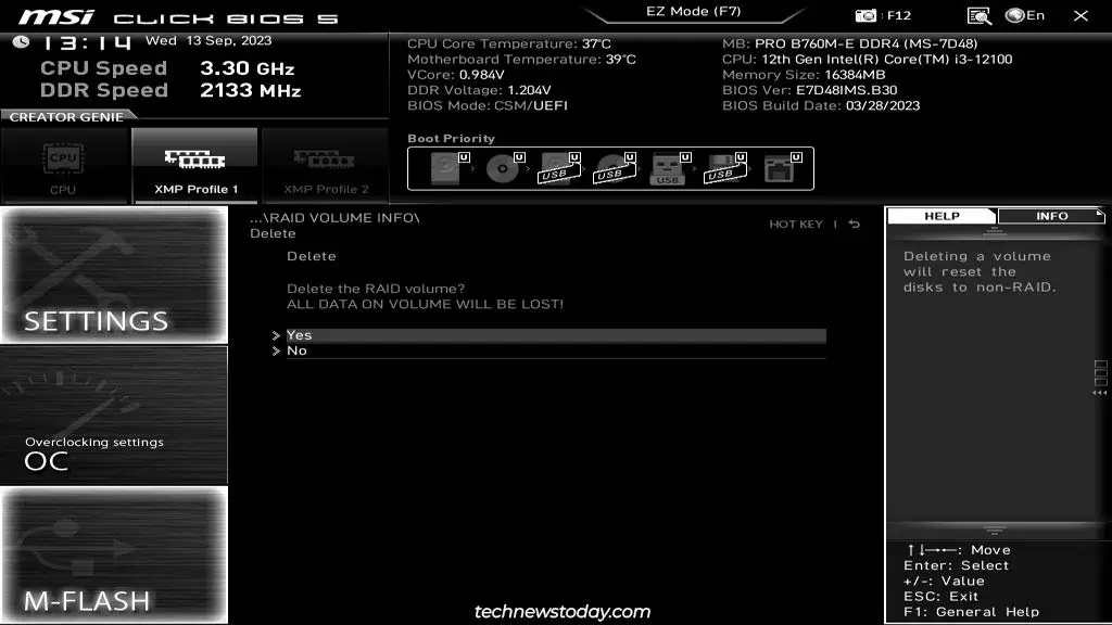 How To Create A RAID Array On MSI Motherboard 15 msi-delete-raid-volume