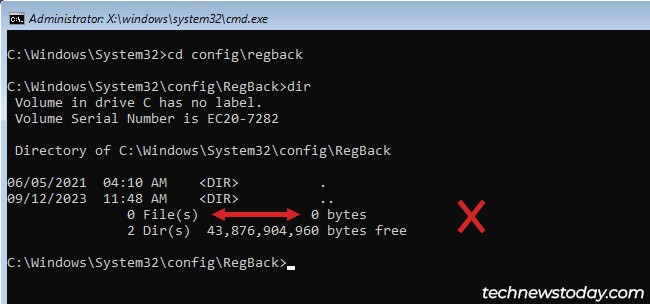 no-registry-backup-windows