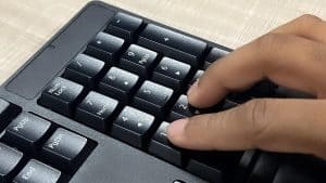 number pad not working