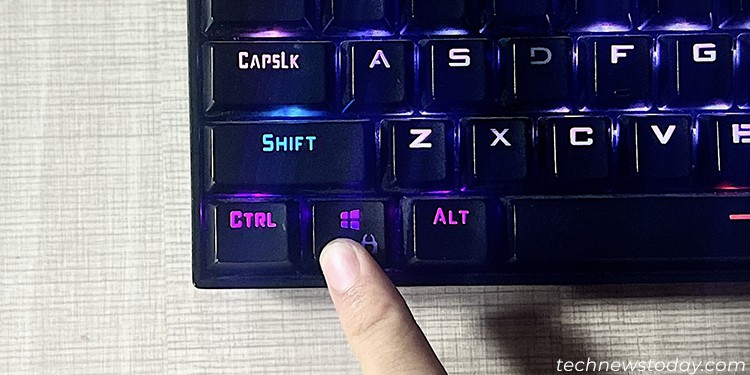 Solved: Windows Taskbar Not Hiding — Here's What to Do 1 press-Windows-key