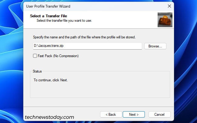 profwiz-select-transfer-file