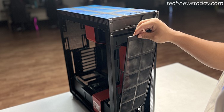remove-dust-filter-panel