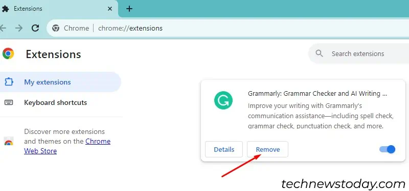 remove-grammarly-extension