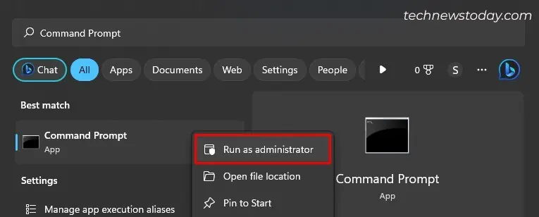 How to Fix a Printer That's Not Printing 11 run-cmd-as-admin-1