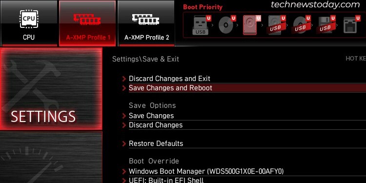 How to Exit BIOS on Any System 4 save-change-and-exit-button-inside-settings-in-msi-mag-mortar-bios